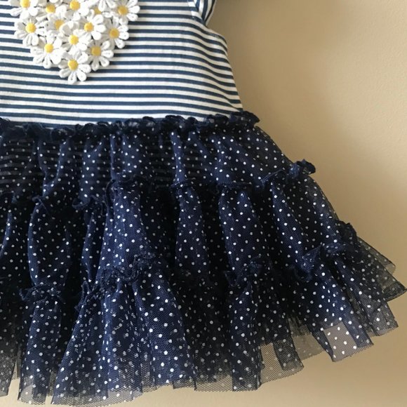 Baby Girl 3 Months Daisy Bodysuit Tutu Dress - Picture 3 of 3